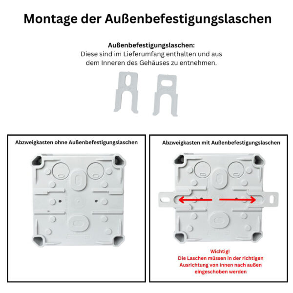 WG-Leergehäuse "F-Tronic", AP, Maße (LxBxH): 110 x 110 x 67 mm, wassergeschützt IP 66, grau – Bild 4