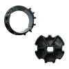 Adapterset für 64 mm Rundwelle Zurfluh-Feller für Rohrmotoren DM