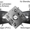 Vorbaukasten- und Klemmlager für Mini-Rohrmotoren zur schraublosen Montage – Bild 2