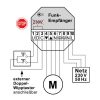 Funk-Empfänger für 1 Rohrmotor  UP, 433 MHz, 230V, externer Wipptaster anschließbar, für Funk-Sender Serie DMF – Bild 3