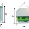 Funk-Empfänger 433 MHz für Licht/Verbraucher, UP, 230V, Ansteuerung über alle Funk-Sender der Serie DMF – Bild 2
