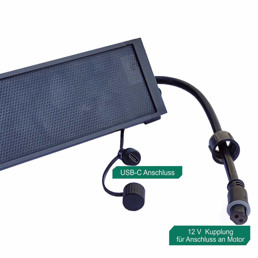 Solar-Akku-Funk-Panel 433MHz, Schutzart IP 55, zur Versorgung und Ansteuerung von 12V/DC Gleichstrom-Rohrmotoren der Serie DMG – Bild 2