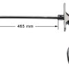 Kardan- oder Verbindungsgelenk 90° mit Sechskantstange 7 mm für Motore mit Nothandbedienung – Bild 2