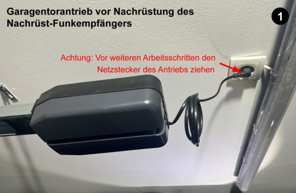 Funkempfänger 1-Kanal 868 MHz, mit eingelerntem 2-Kanal Handsender S5Q-2K-WTS (KeeLoq), Netzkabel mit Schukostecker 0,5m, 2-adrige Litze 0,5m – Bild 3