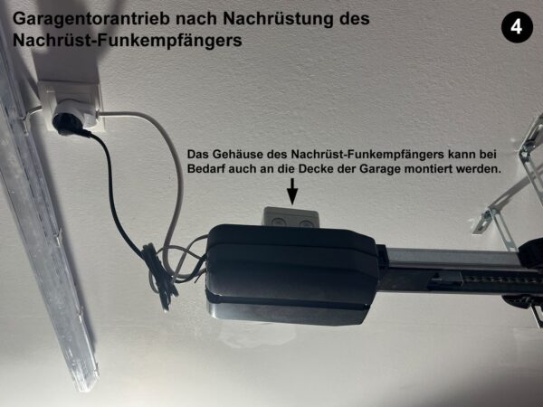 Funkempfänger 1-Kanal 868 MHz, mit eingelerntem 2-Kanal Handsender S5Q-2K-WTS (KeeLoq), Netzkabel mit Schukostecker 0,5m, 2-adrige Litze 0,5m – Bild 6