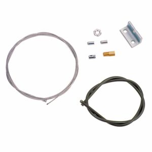 Bowdenzug Standard, Drahtseil 2.300 mm / Hülle 550 mm, für Schwingtore mit Drehgriff (1612)