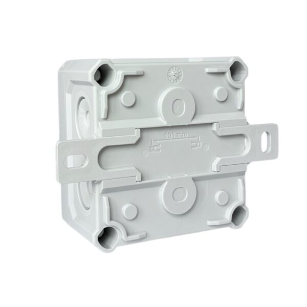WG-Leergehäuse "F-Tronic", AP, Maße (LxBxH): 85 x 85 x 54 mm, wassergeschützt IP 66, grau – Bild 2
