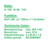 Zweifach-Drucktaster Aufputz mit Auf + Ab Taste vorverdrahtet, IP 65 – Bild 3