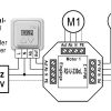 Relais ohne Einzelbedienung 230V UP, zur Ansteuerung von 2 Antrieben, keine zusätzliche Phase am Relais notwendig – Bild 2