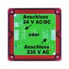 LED Einzel-Ampel-Set "Quadra-Lux" GRÜN, LED-Einsatz 230V AC oder 24VAC/DC, Blink- oder Dauerlicht einstellbar – Bild 2
