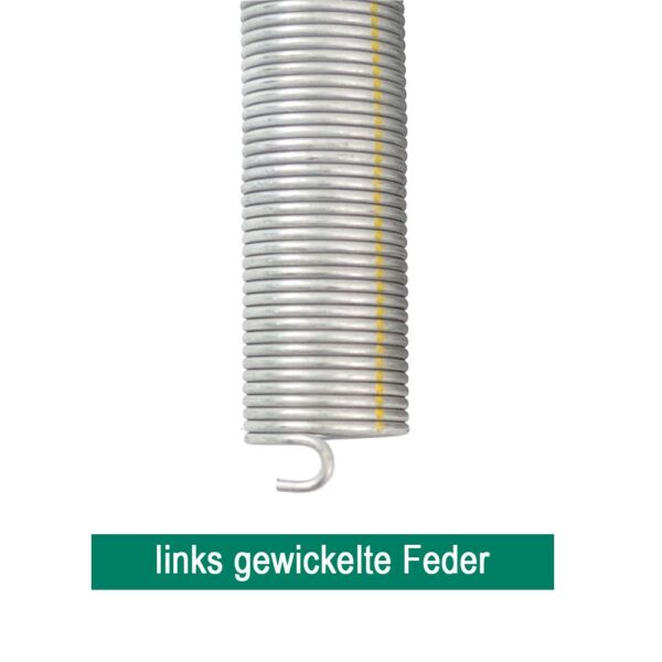 Ersatz Torsionsfedern für Hörmann- / Steinau- Garagentore in Erstausrüster-Qualität made in Germany, Federn mit Wicklung links L 700 bis 727 – Bild 2