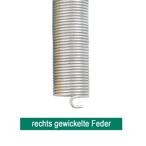 Ersatz Torsionsfedern für Hörmann- / Steinau- Garagentore in Erstausrüster-Qualität made in Germany, Federn mit Wicklung rechts R 700 bis 727 – Bild 2