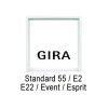 GIRA Zwischenrahmen nach DIN 49075, für Schalterprogramm SYSTEM 55, (Standard 55 / E2/E22/Event/Esprit)
