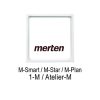 MERTEN Zwischenrahmen n. DIN 49075, für Programm SYSTEM M, M-SMART/, M-STAR/M-PLAN/M-PURE/1-M/ATELIER-M